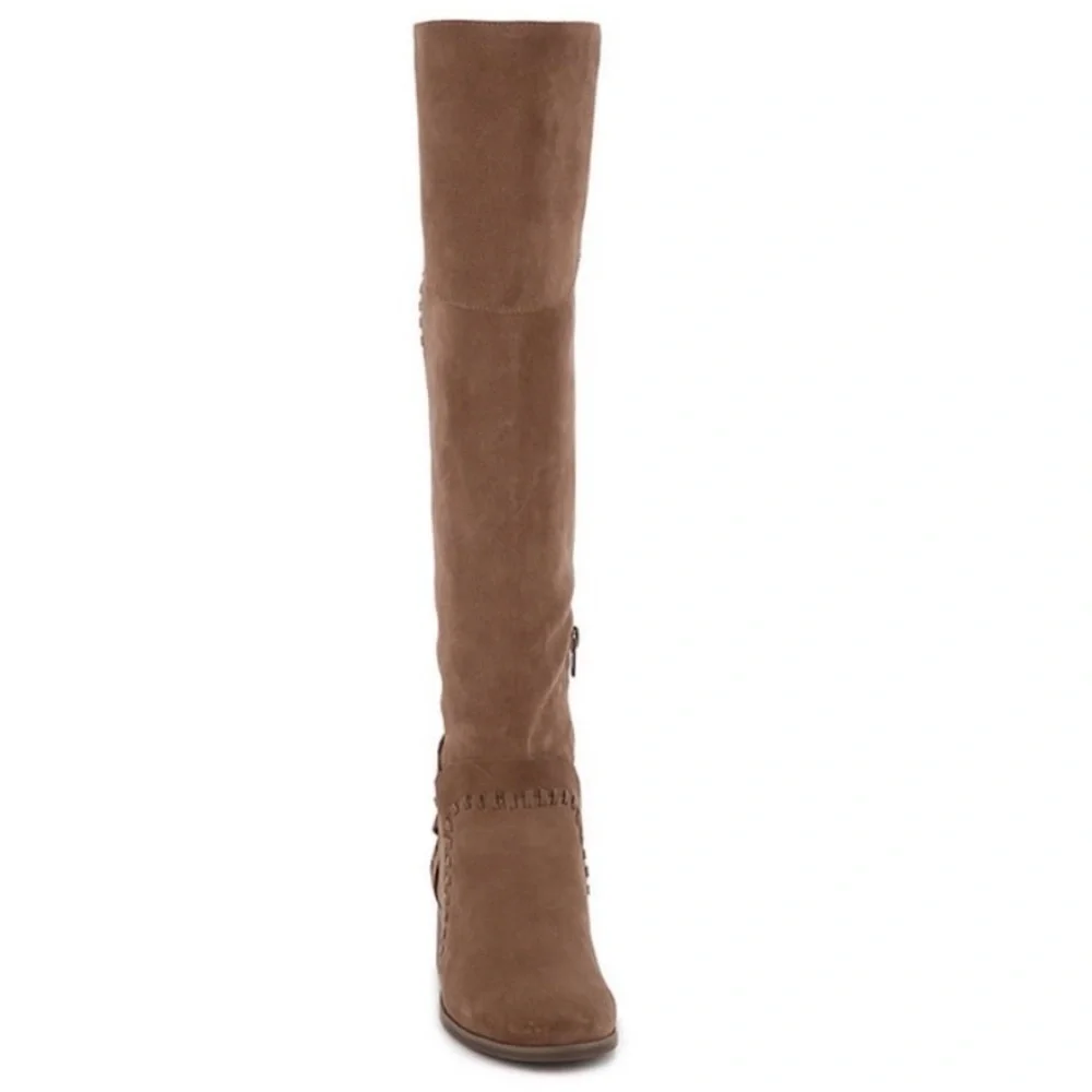 Vince Camuto Over the Knee Suede Leather Block Heel Kenvesha‎ Boho Riding Boot